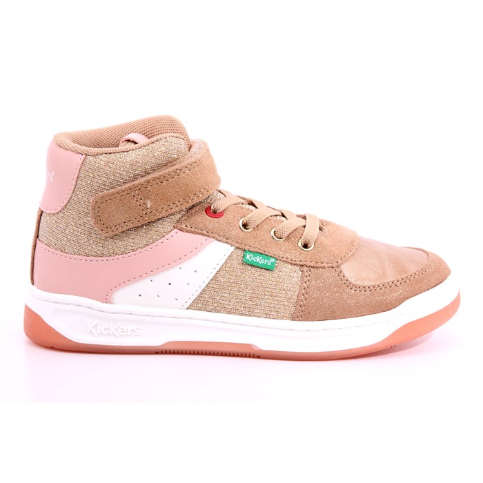 Scarpa Strappi + Elastico Kickers Bambina Beige  Scarpe 37 - 910870