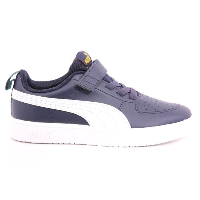 Scarpa Strappi + Elastico Puma Bambino Blu  Scarpe 1098 - 38583607