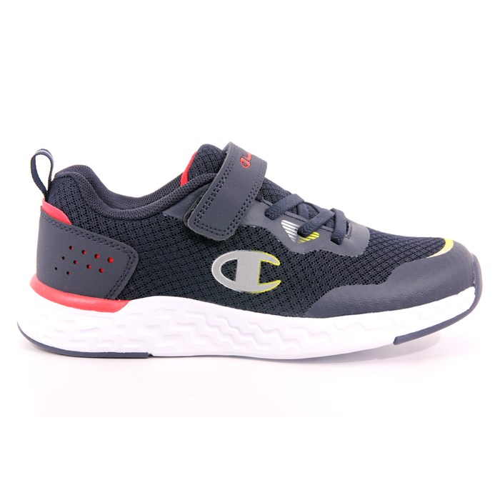 Scarpa Strappi + Elastico Champion Bambino Blu  Scarpe 936 - S32664