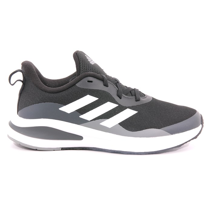 Scarpa Strappi + Elastico Adidas Bambino Nero  Scarpe 1129 - GZ4415