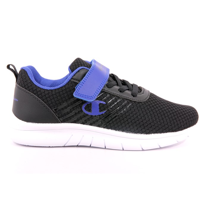 Scarpa Strappi + Elastico Champion Bambino Nero  Scarpe 945 - S32479