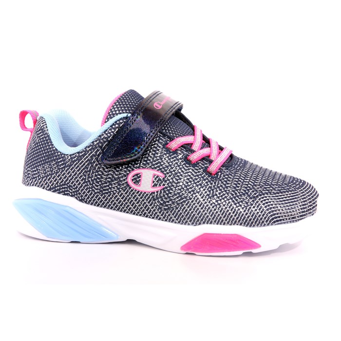 Champion Scarpa Strappi + Elastico Blu