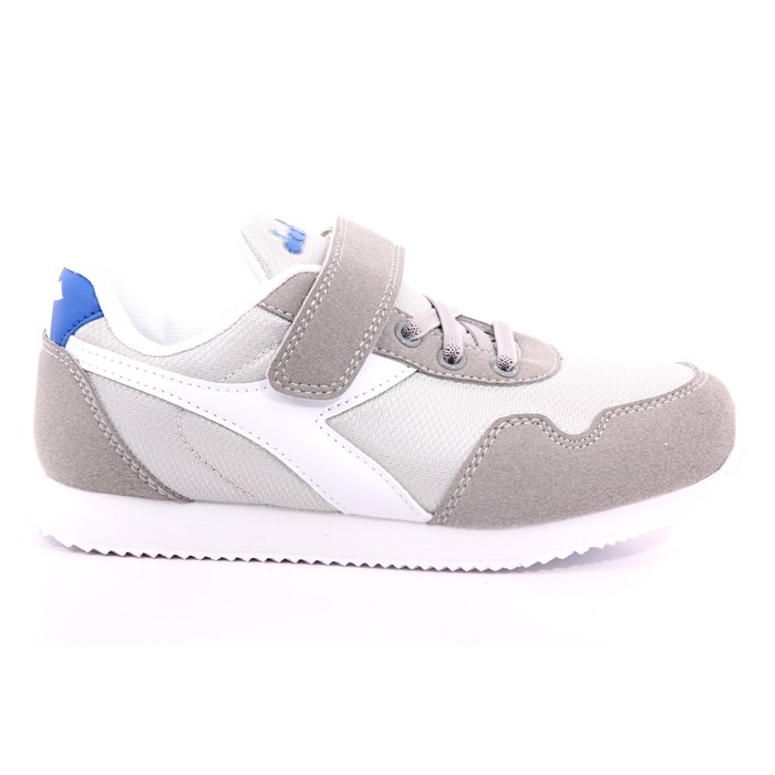 Scarpa Strappi + Elastico Diadora Bambino Grigio  Scarpe 418 - 101.179246