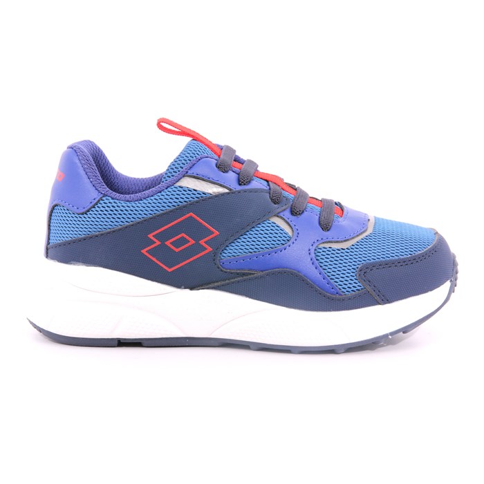 Scarpa Strappi + Elastico Lotto Bambino Blu  Scarpe 238 - 219439