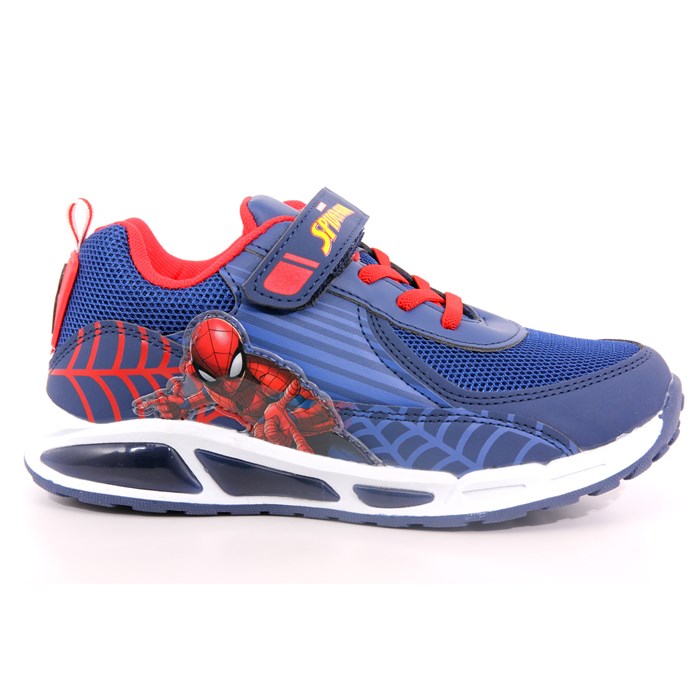 Scarpa Strappi + Elastico Spider Man Bambino Blu  Scarpe 28 - R1310325T