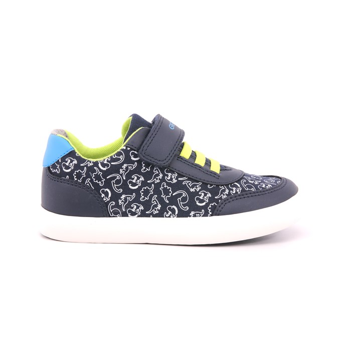 Scarpa Strappi + Elastico Geox Bambino Blu  Scarpe 476 - B021NA