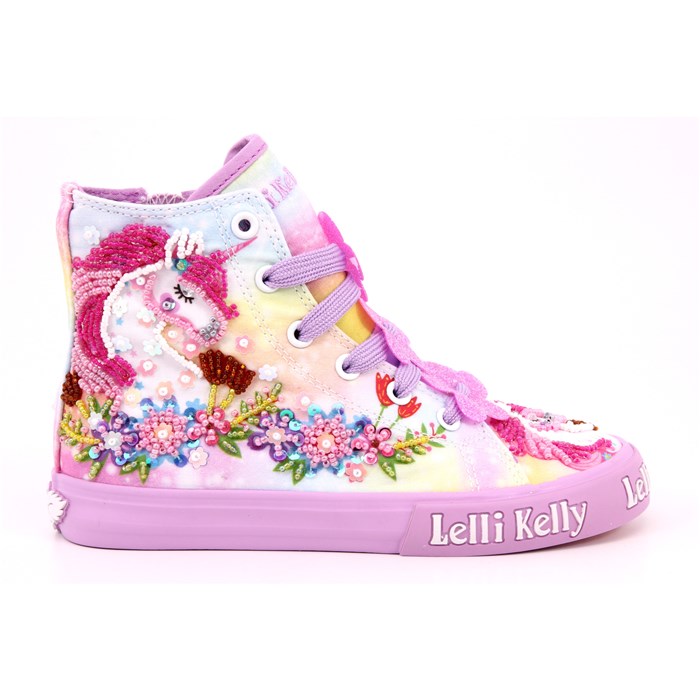 Scarpa Allacciata Lelli Kelly Bambina Lilla  Scarpe 432 - LKED1002