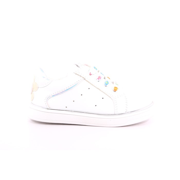 Scarpa Allacciata Asso Bambina Bianco  Scarpe 527 - AG14681A