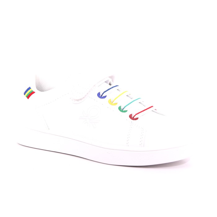 Benetton Scarpa Strappi + Elastico Bianco