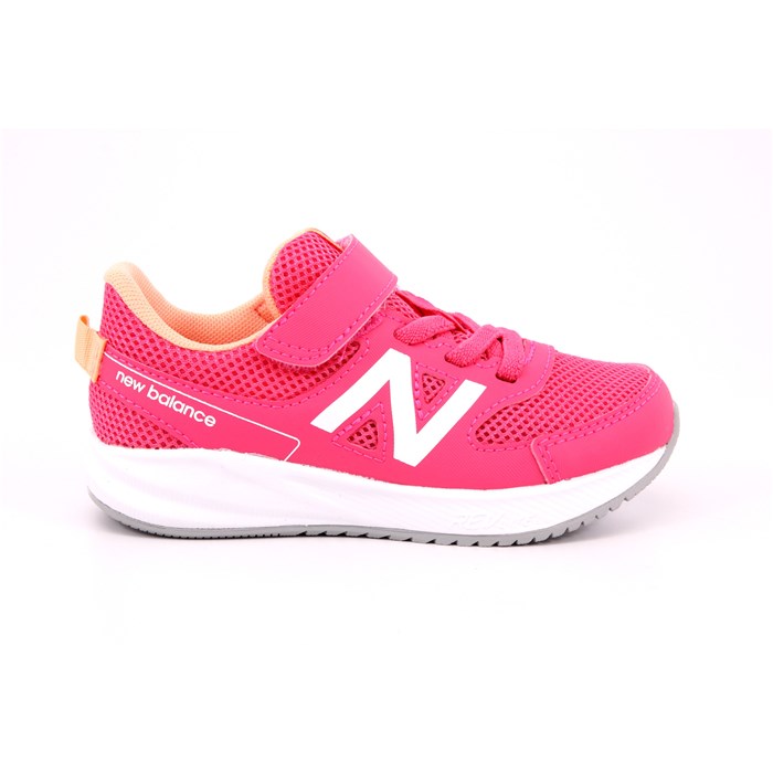 Scarpa Strappi + Elastico New Balance Bambina Rosa  Scarpe 316 - IT570LP3