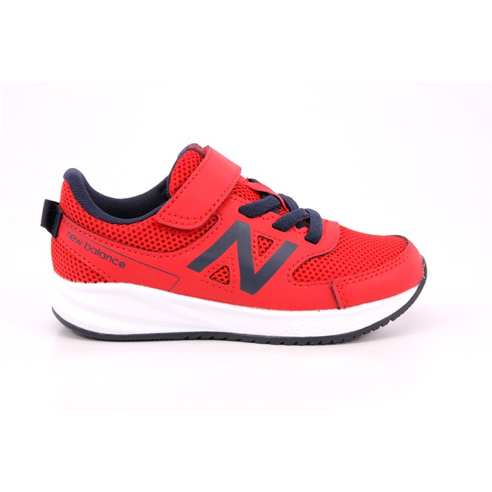 Scarpa Strappi + Elastico New Balance Bambino Rosso  Scarpe 317 - IT570RN3
