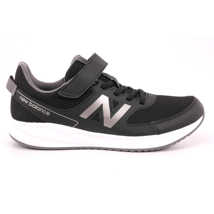 Scarpa Strappi + Elastico New Balance Bambino Nero  Scarpe 319 - YT570LB3