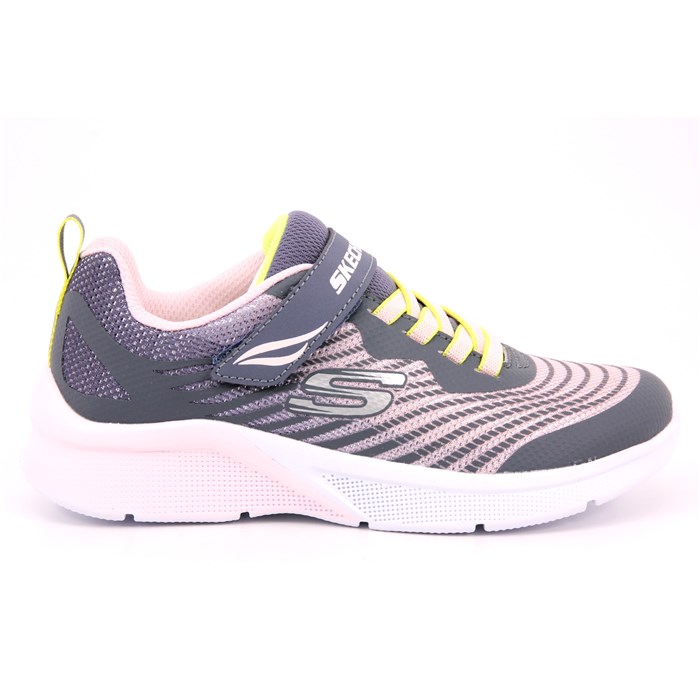 Scarpa Strappi + Elastico Skechers Bambina Grigio  Scarpe 231 - 302349L