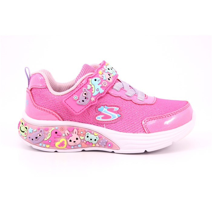 Scarpa Strappi + Elastico Skechers Bambina Rosa  Scarpe 234 - 303155N