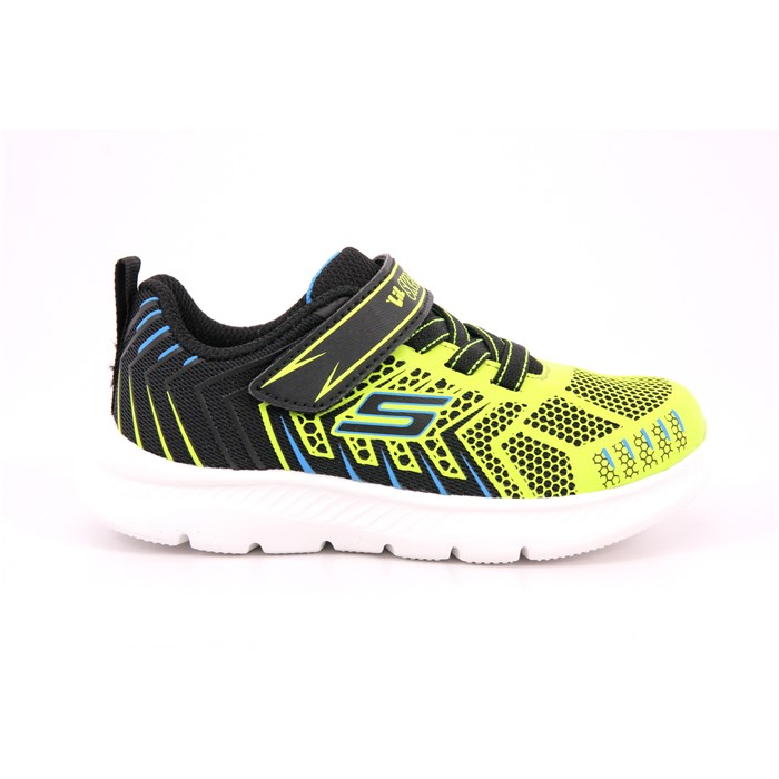 Scarpa Strappi + Elastico Skechers Bambino Nero  Scarpe 252 - 407218N