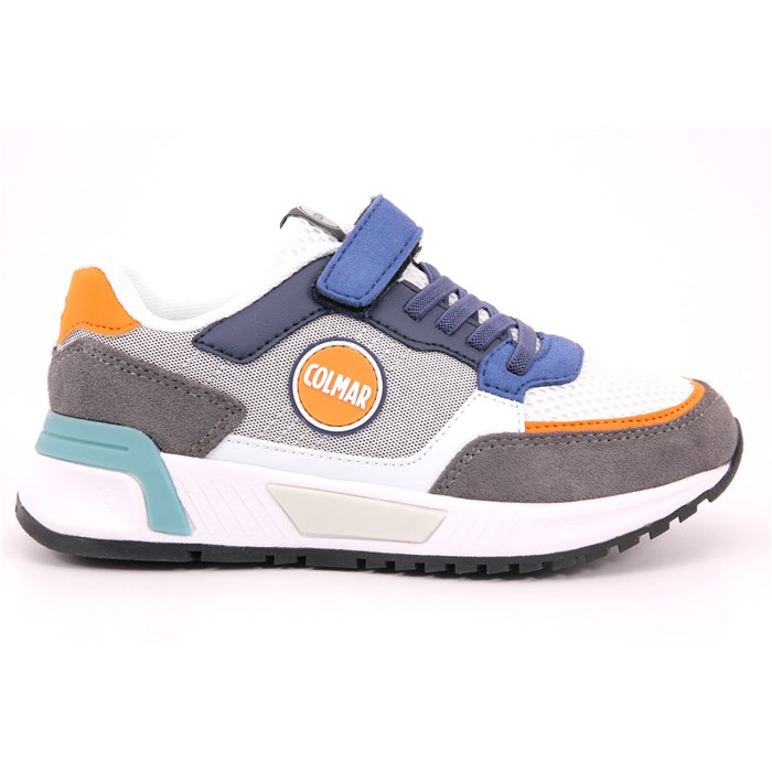 Scarpa Strappi + Elastico Colmar Bambino Bianco/azzurro  Scarpe 24 - DALT D