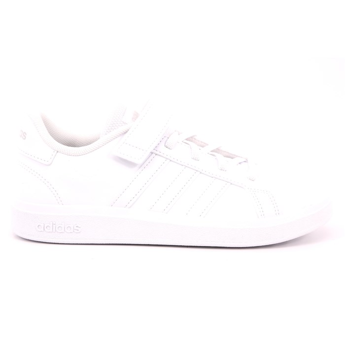 Scarpa Strappi + Elastico Adidas Bambino Bianco  Scarpe 1154 - FZ6160