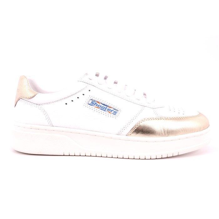 Scarpa Allacciata Shooters Donna Bianco  Scarpe 14 - S20063-08