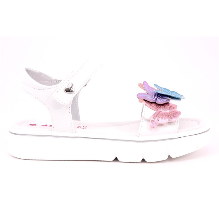 Sandalo Asso Bambina Bianco  Scarpe 539 - AG14842A