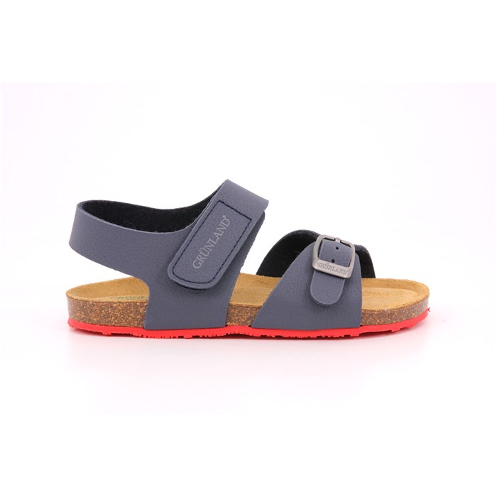 Sandalo Grunland Bambino Blu/rosso  Scarpe 587 - SB0372