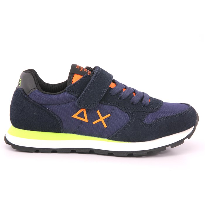 Scarpa Strappi + Elastico Sun68 Bambino Blu  Scarpe 108 - Z43302K