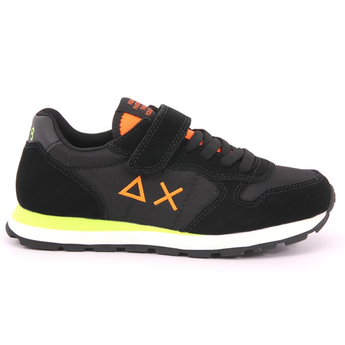 Scarpa Strappi + Elastico Sun68 Bambino Nero  Scarpe 109 - Z43302K