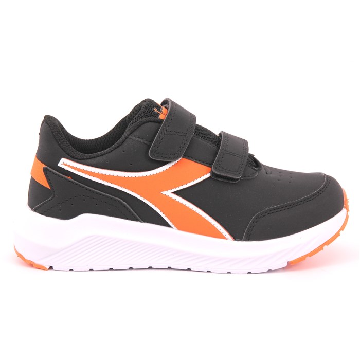 Scarpa Strappi + Elastico Diadora Bambino Nero  Scarpe 450 - 101.179549