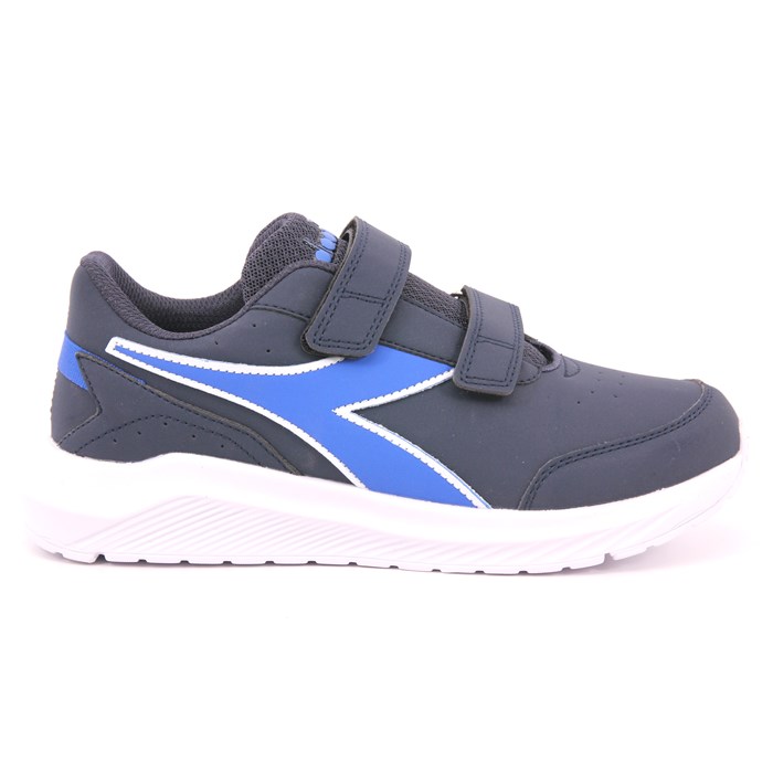 Scarpa Strappi + Elastico Diadora Bambino Blu  Scarpe 452 - 101.179549