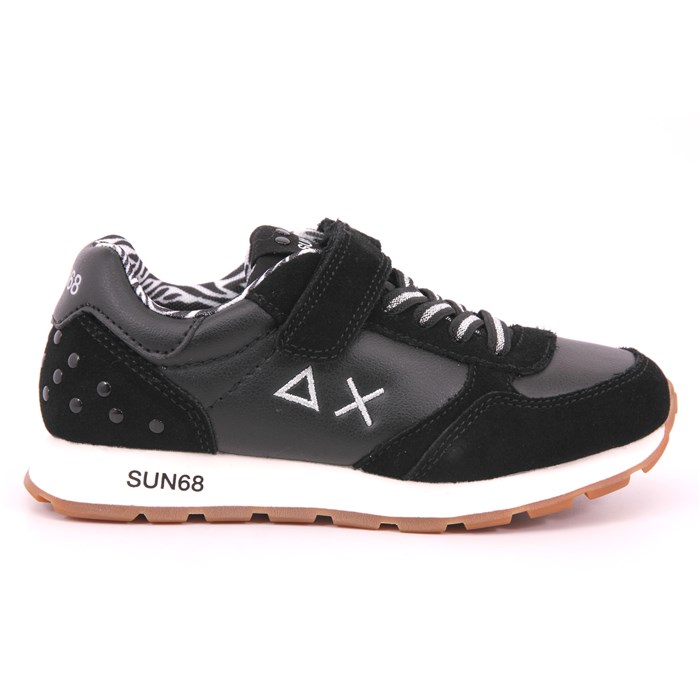 Scarpa Strappi + Elastico Sun68 Bambina Nero  Scarpe 134 - Z43406K