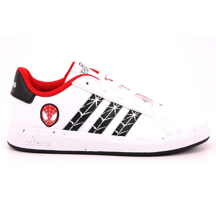 Scarpa Allacciata Adidas Bambino Bianco  Scarpe 1183 - IG7169