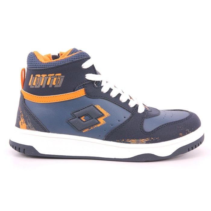 Scarpa Strappi + Elastico Lotto Bambino Blu  Scarpe 268 - 220152