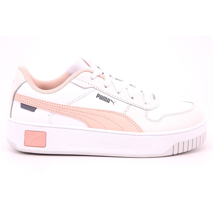 Scarpa Allacciata Puma Bambina Bianco/rosa  Scarpe 1232 - 39384704