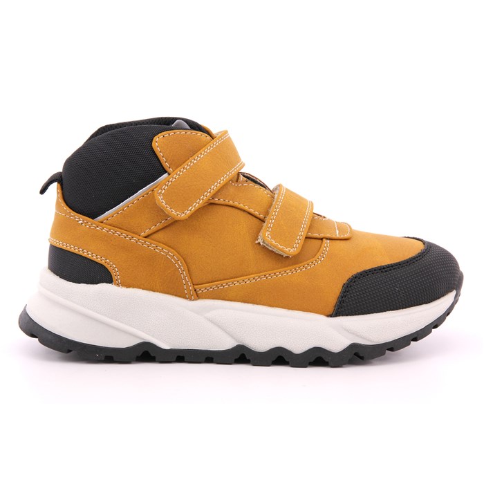 Scarpa Strappi Asso Bambino Giallo Ocra  Scarpe 568 - AG15800C