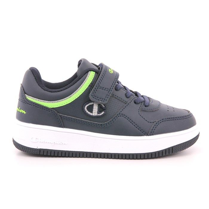 Scarpa Strappi + Elastico Champion Bambino Blu  Scarpe 996 - S32406