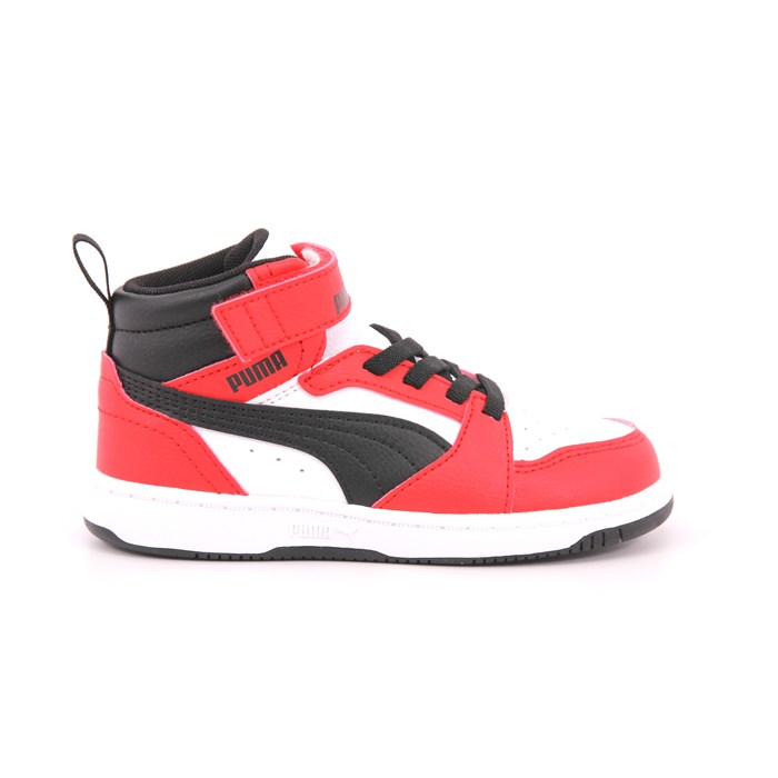 Scarpa Strappi + Elastico Puma Bambino Bianco/rosso  Scarpe 1248 - 39654203