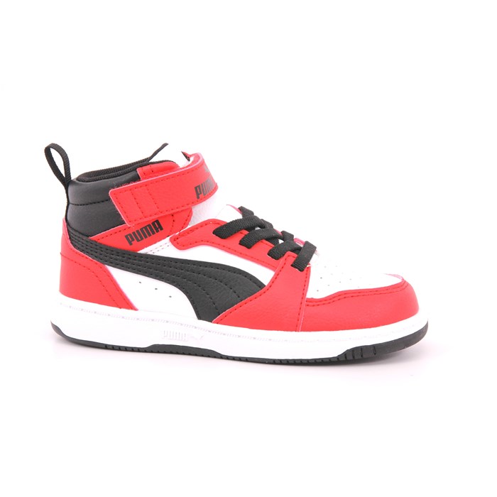 Puma Scarpa Strappi + Elastico Bianco/rosso