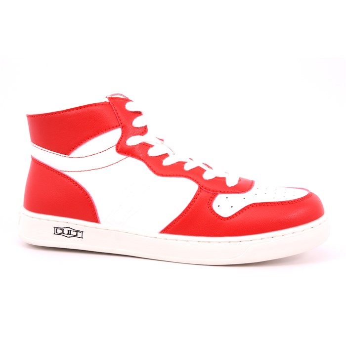 Cult Scarpa Allacciata Bianco/rosso