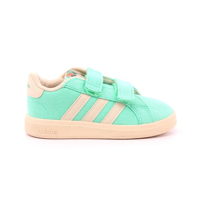 Scarpa Strappi Adidas Bambino Verde  Scarpe 1191 - IG0450