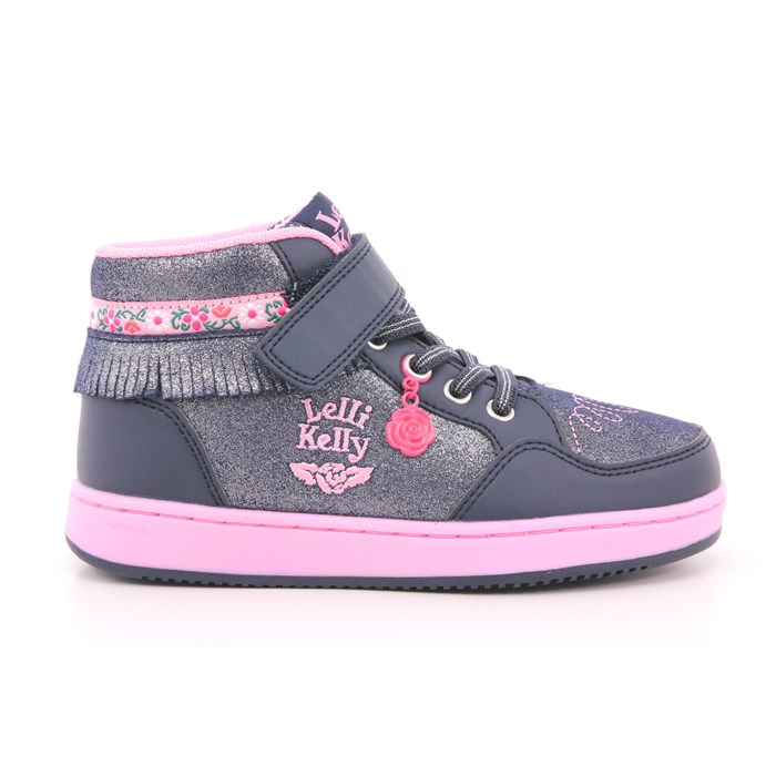 Scarpa Strappi + Elastico Lelli Kelly Bambina Blu  Scarpe 452 - LKAA8088