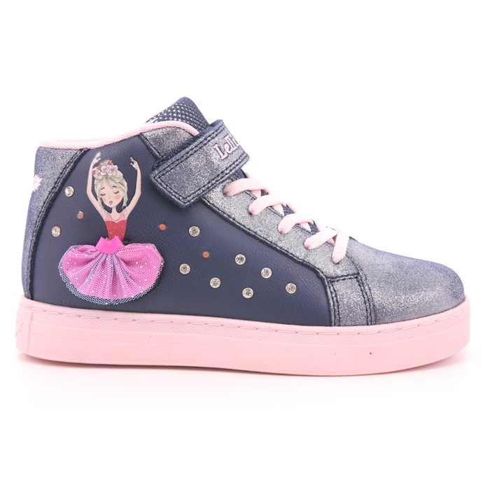 Scarpa Strappi + Elastico Lelli Kelly Bambina Blu  Scarpe 453 - LKAL2286