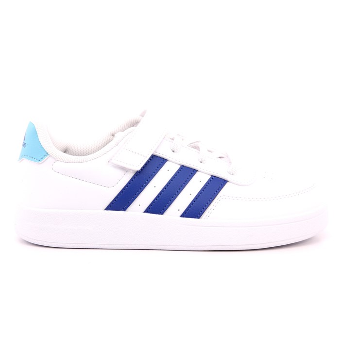 Scarpa Strappi + Elastico Adidas Bambina Bianco  Scarpe 1197 - IG9810