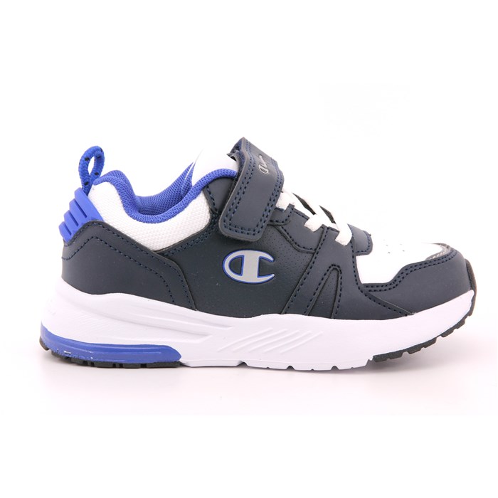 Scarpa Strappi + Elastico Champion Bambino Blu  Scarpe 1038 - S32736