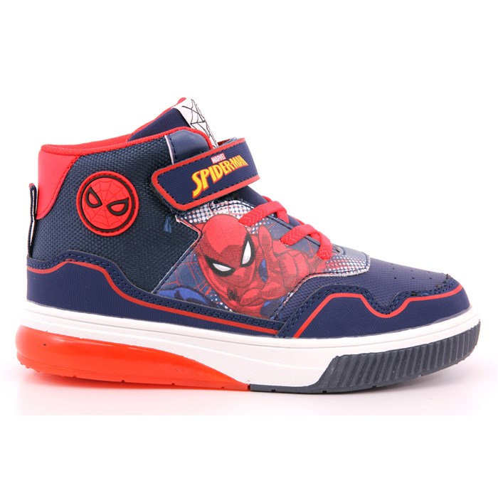 Scarpa Strappi + Elastico Spider Man Bambino Blu  Scarpe 34 - R1310364S