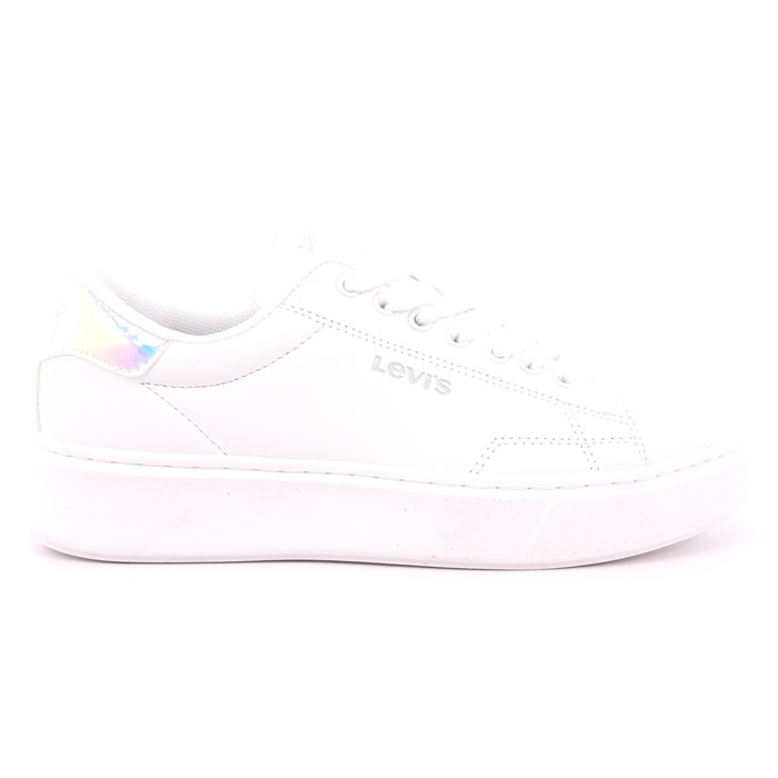 Scarpa Allacciata Levi's Bambina Bianco  Scarpe 259 - VAMB