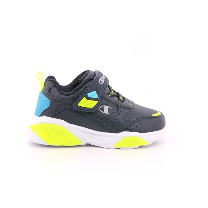 Scarpa Strappi + Elastico Champion Bambino Blu  Scarpe 1062 - S32817