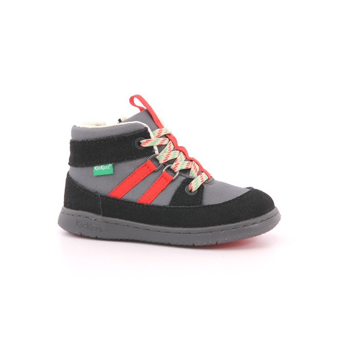 Kickers Scarpa Allacciata Nero