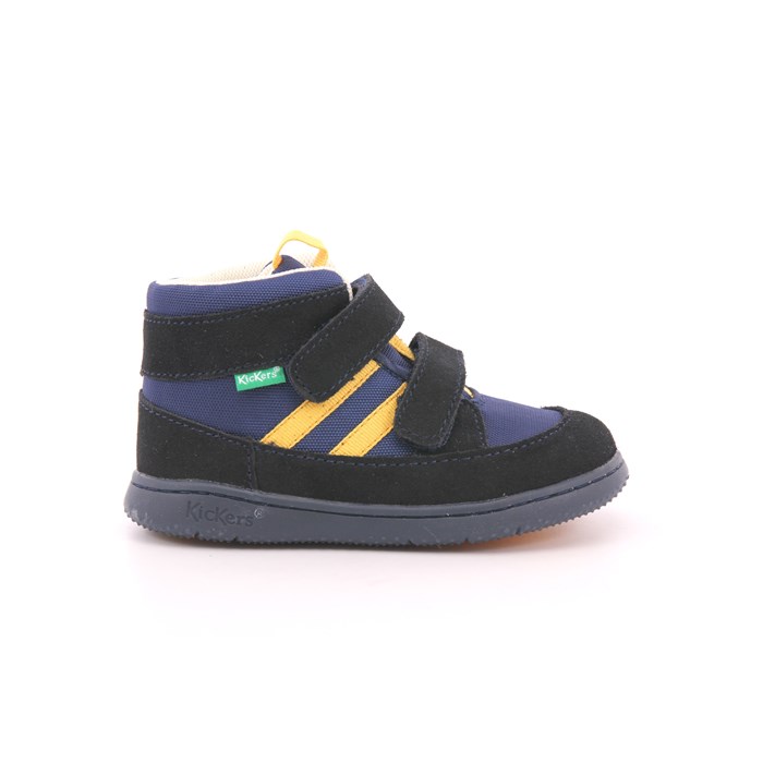 Scarpa Strappi Kickers Bambino Blu  Scarpe 63 - 947570