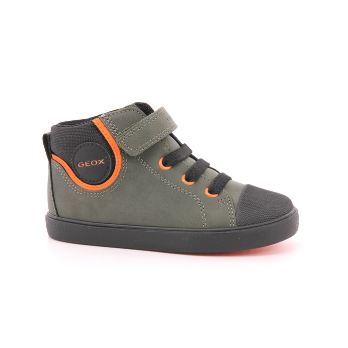 Geox Scarpa Strappi + Elastico Verde Militare