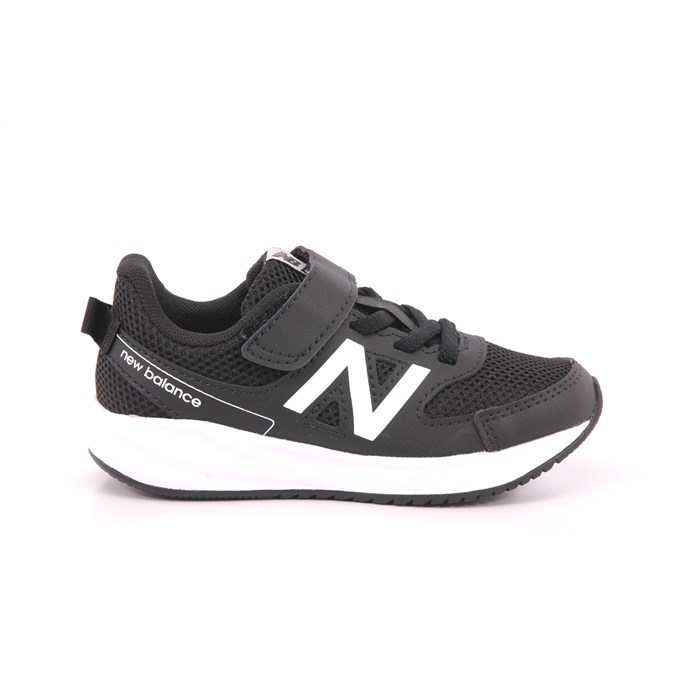 Scarpa Strappi + Elastico New Balance Bambino Nero  Scarpe 371 - IT570BW3