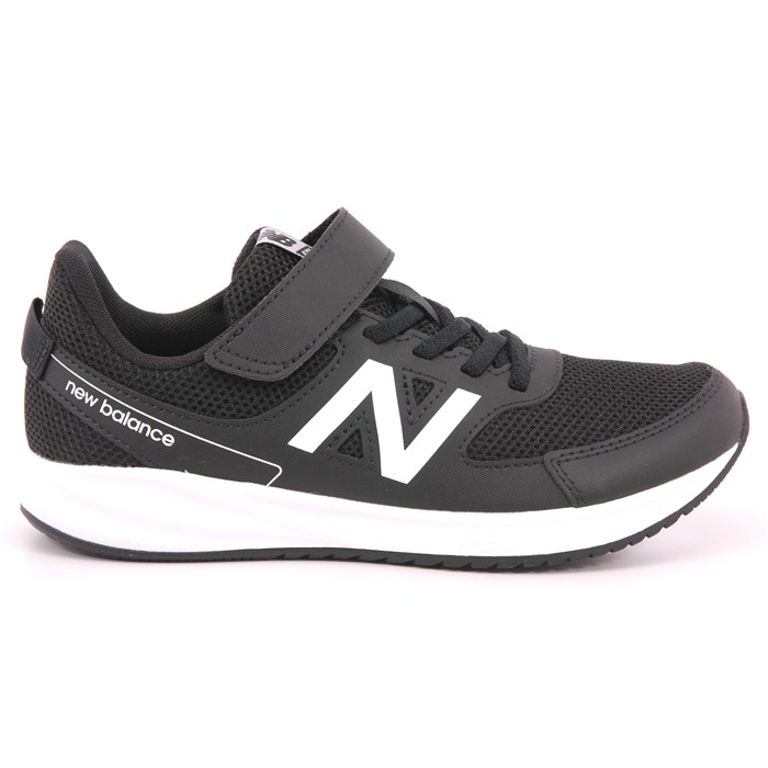 Scarpa Strappi + Elastico New Balance Bambino Nero  Scarpe 373 - YT570BW3